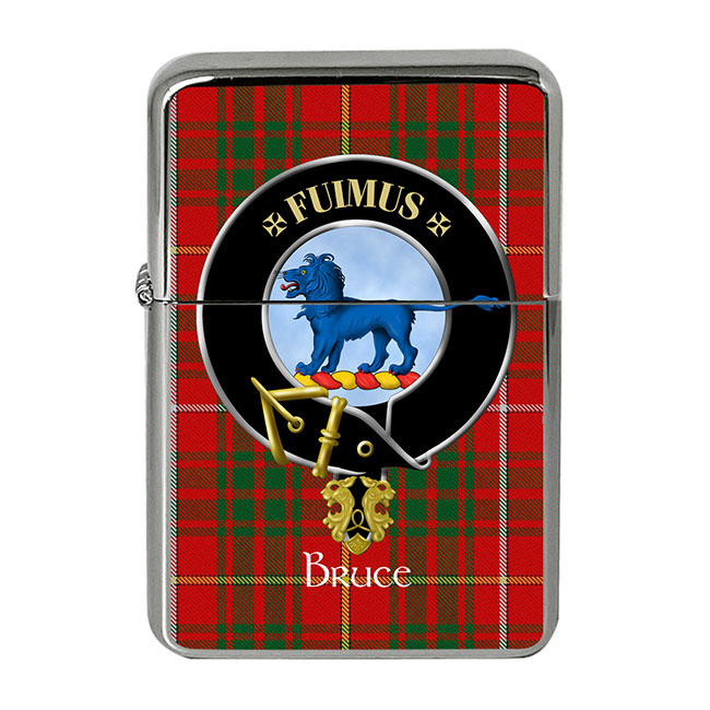 Bruce Scottish Clan Crest Flip Top Lighter
