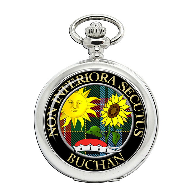 Buchan Scottish Clan Crest Pocket Watch