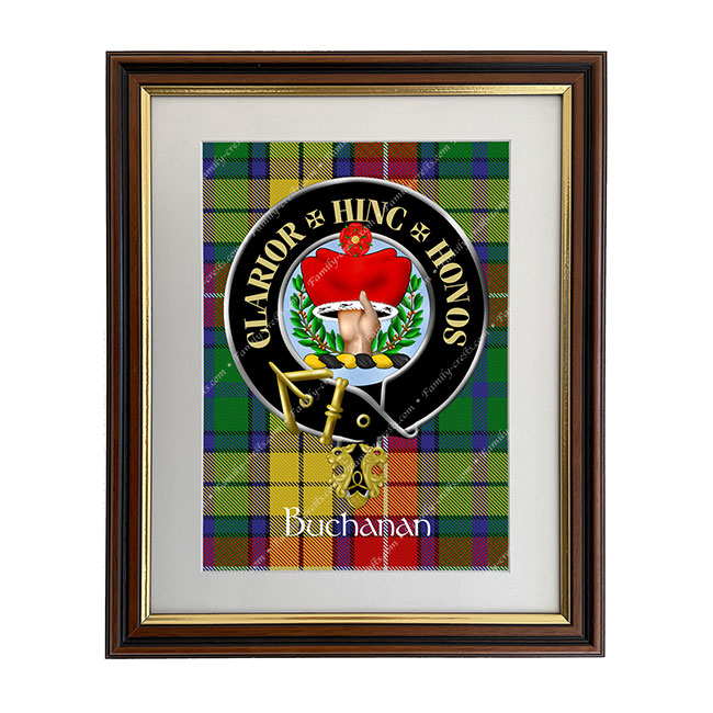 Buchanan Scottish Clan Crest Framed Print