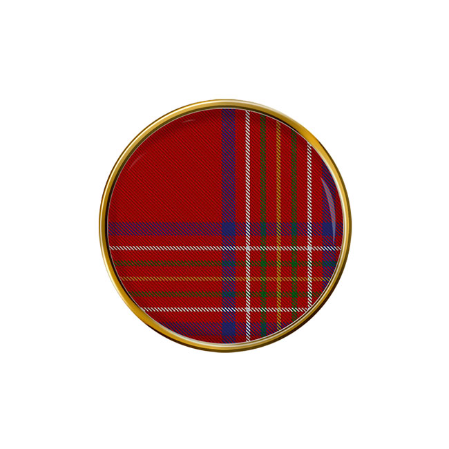 Burnett Scottish Tartan Pin Badge