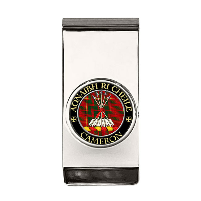 Cameron Modern Scottish Clan Crest Money Clip