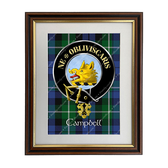 Campbell of Argyll Scottish Clan Crest Framed Print