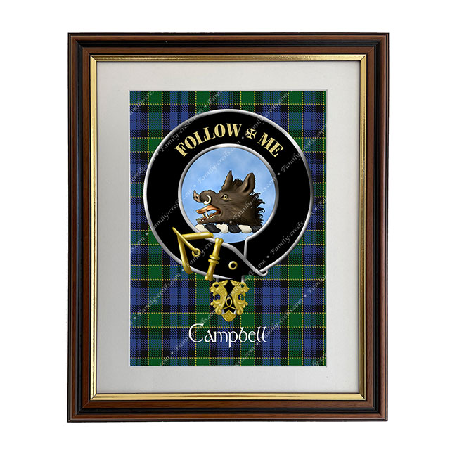 Campbell of Breadalbane Scottish Clan Crest Framed Print