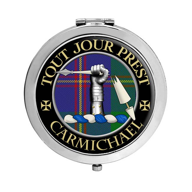 Carmichael Scottish Clan Crest Compact Mirror