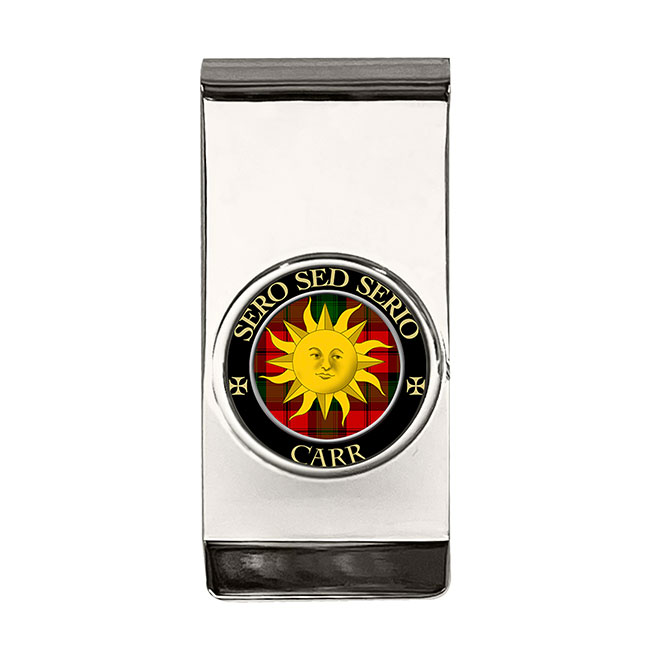 Carr Scottish Clan Crest Money Clip