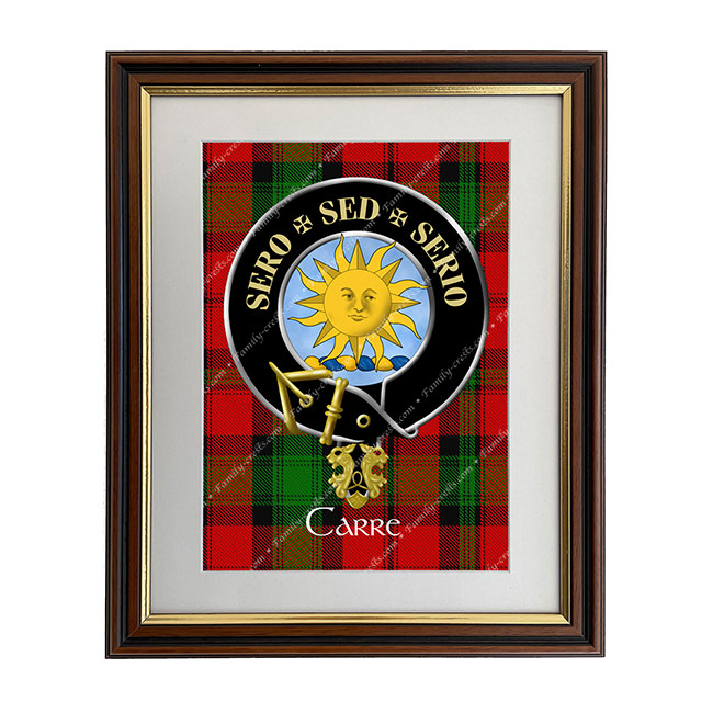 Carre Scottish Clan Crest Framed Print
