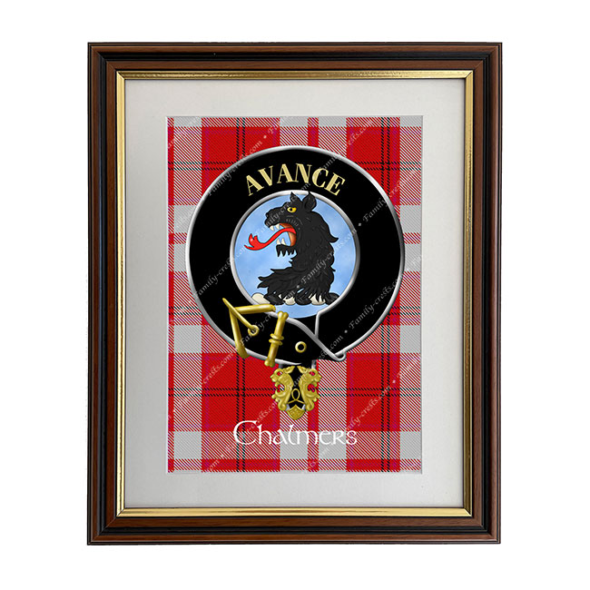Chalmers Scottish Clan Crest Framed Print