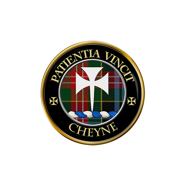 Cheyne Scottish Clan Crest Pin Badge