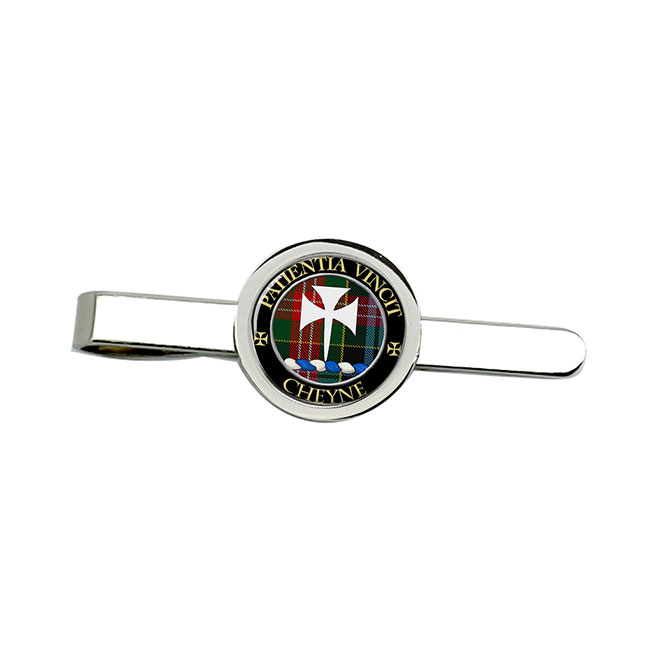 Cheyne Scottish Clan Crest Tie Clip