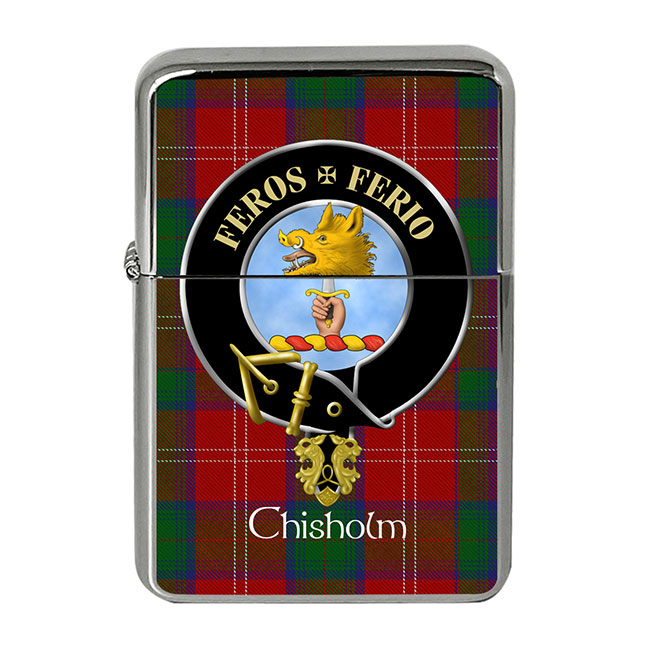 Chisholm Scottish Clan Crest Flip Top Lighter
