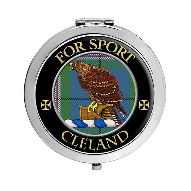 Cleland Scottish Clan Crest Compact Mirror