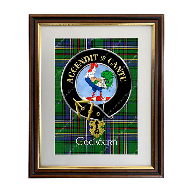 Cockburn Scottish Clan Crest Framed Print