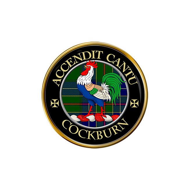 Cockburn Scottish Clan Crest Pin Badge