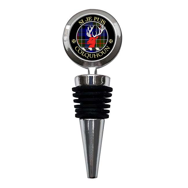 Colquhoun Scottish Clan Crest Bottle Stopper