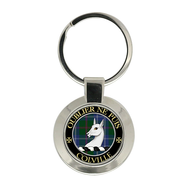 Colville Scottish Clan Crest Key Ring