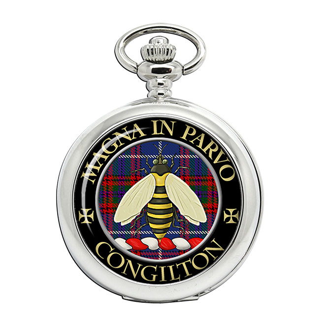 Congilton Scottish Clan Crest Pocket Watch