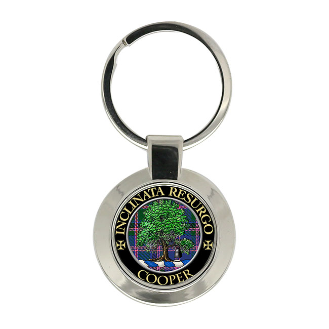Cooper Scottish Clan Crest Key Ring