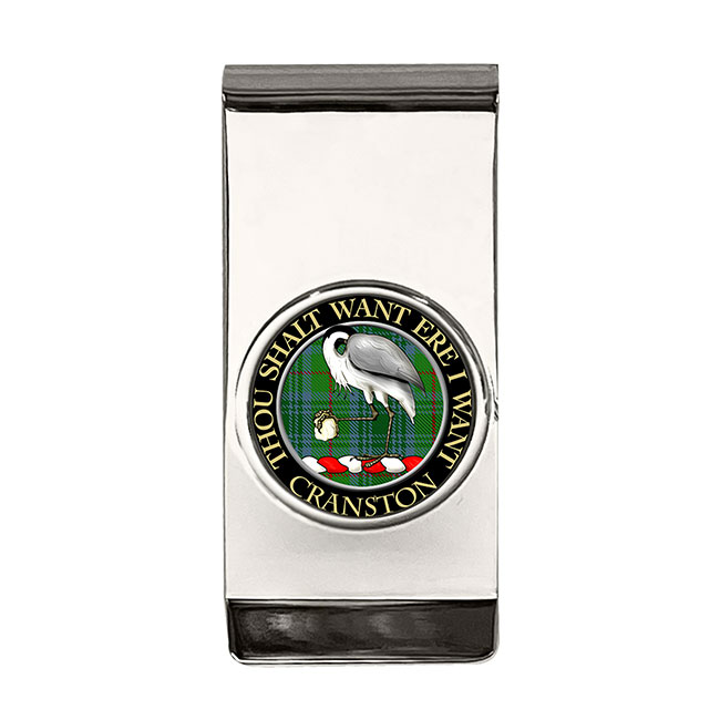 Cranston Scottish Clan Crest Money Clip