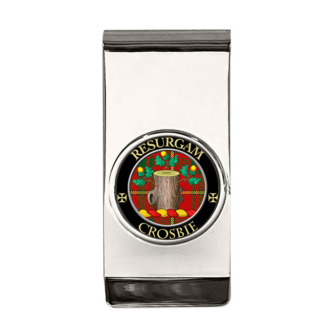 Crosbie Scottish Clan Crest Money Clip