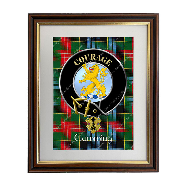 Cumming Scottish Clan Crest Framed Print