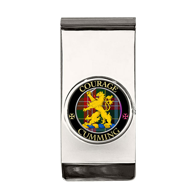 Cumming Scottish Clan Crest Money Clip