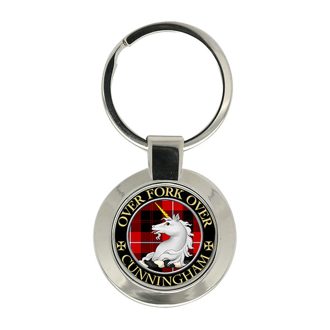Cunningham Scottish Clan Crest Key Ring