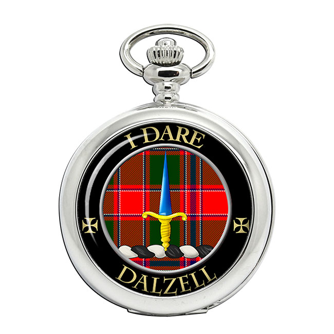 Dalzell Scottish Clan Crest Pocket Watch