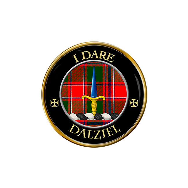 Dalziel Scottish Clan Crest Pin Badge