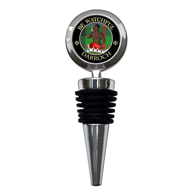 Darroch Scottish Clan Crest Bottle Stopper