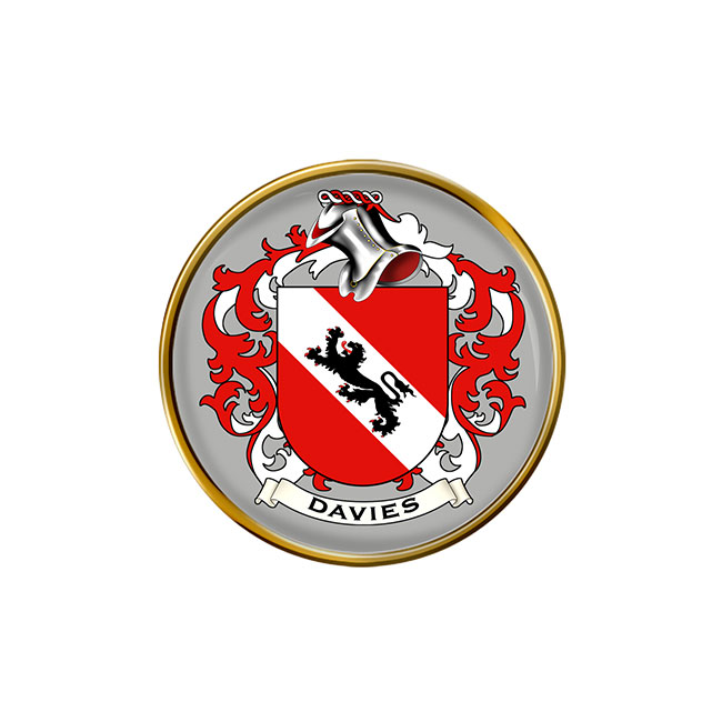 Davies (Wales) Coat of Arms Pin Badge