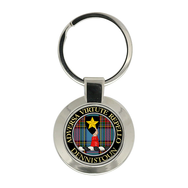 Dennistoun Scottish Clan Crest Key Ring