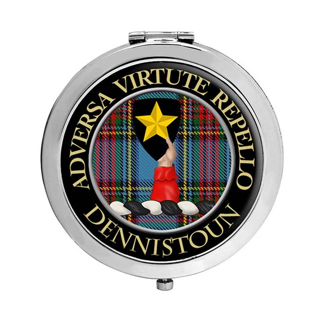 Dennistoun Scottish Clan Crest Compact Mirror