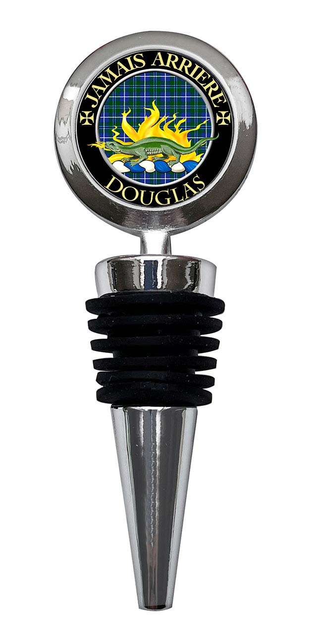 Douglas Scottish Clan Crest Bottle Stopper