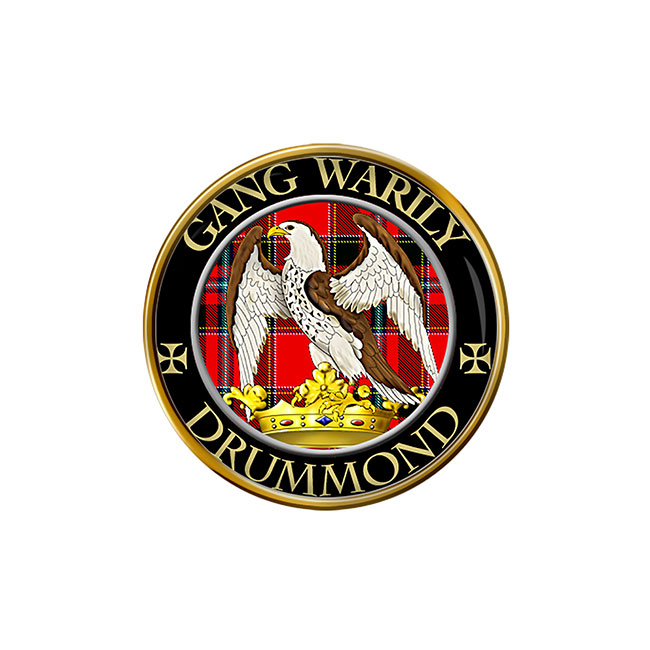 Drummond Scottish Clan Crest Pin Badge