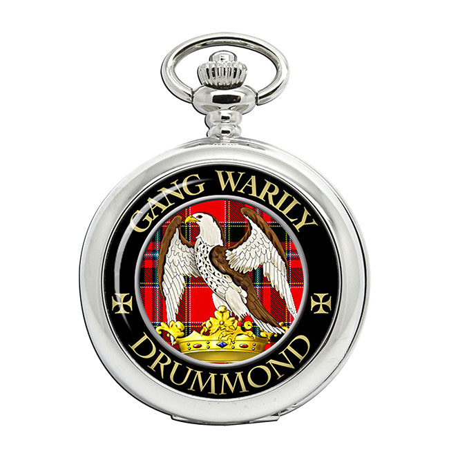 Drummond Scottish Clan Crest Pocket Watch Family Crests