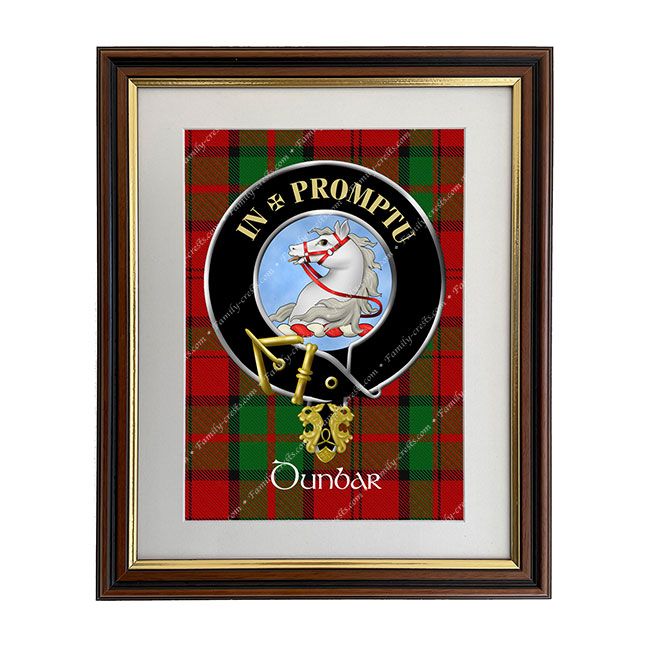 Dunbar Scottish Clan Crest Framed Print