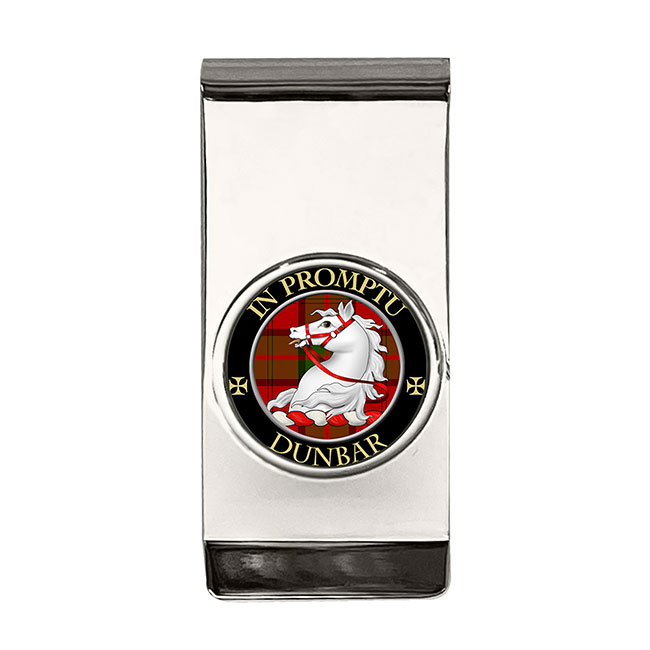 Dunbar Scottish Clan Crest Money Clip