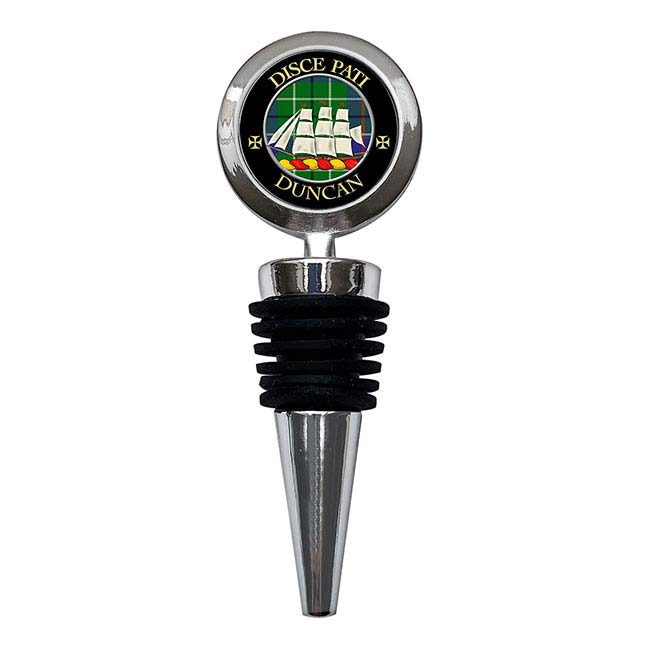 Duncan Scottish Clan Crest Bottle Stopper