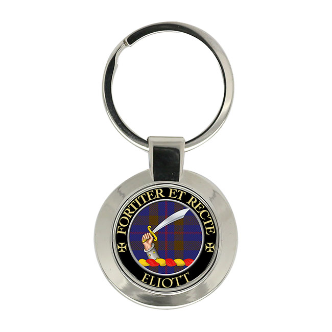 Eliott Scottish Clan Crest Key Ring