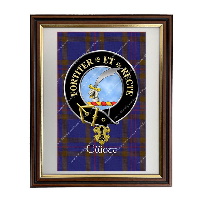 Elliott Scottish Clan Crest Framed Print