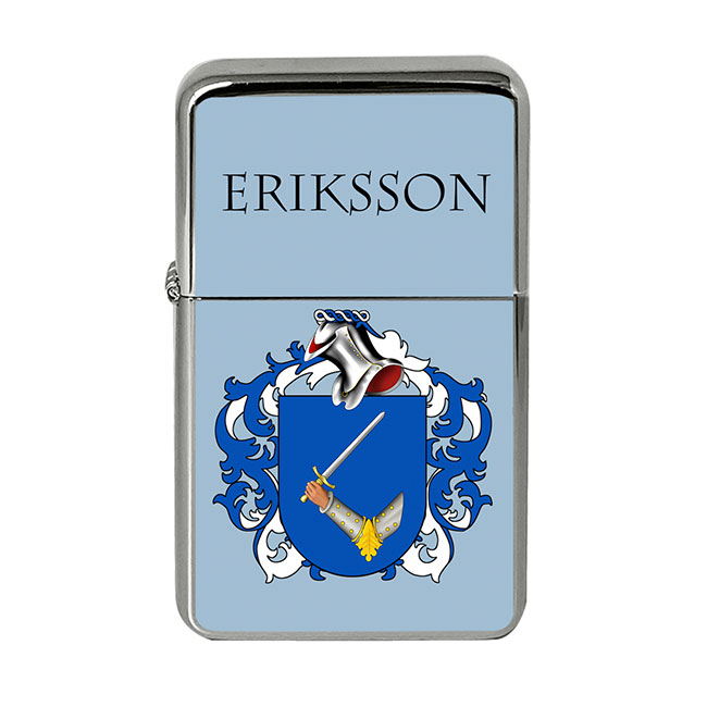 Eriksson (Sweden) Coat of Arms Flip Top Lighter