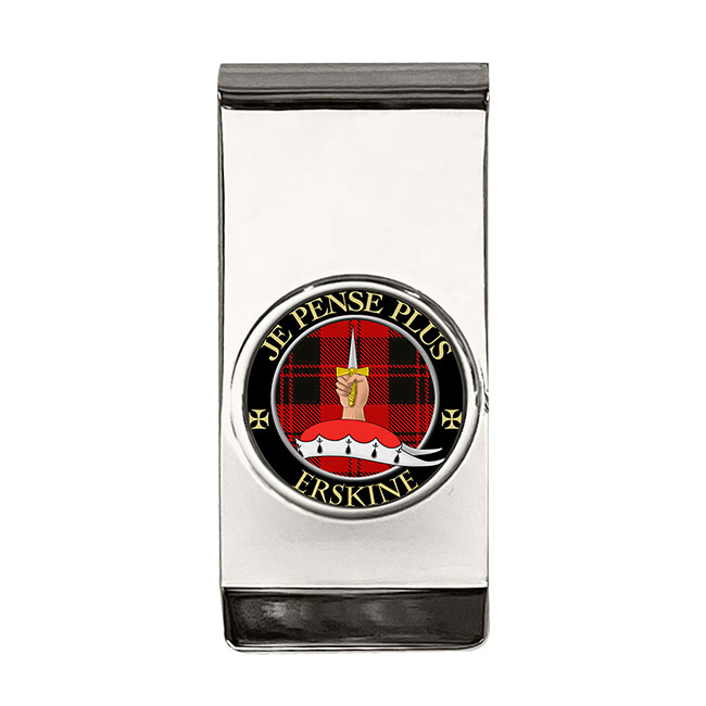 Erskine Scottish Clan Crest Money Clip