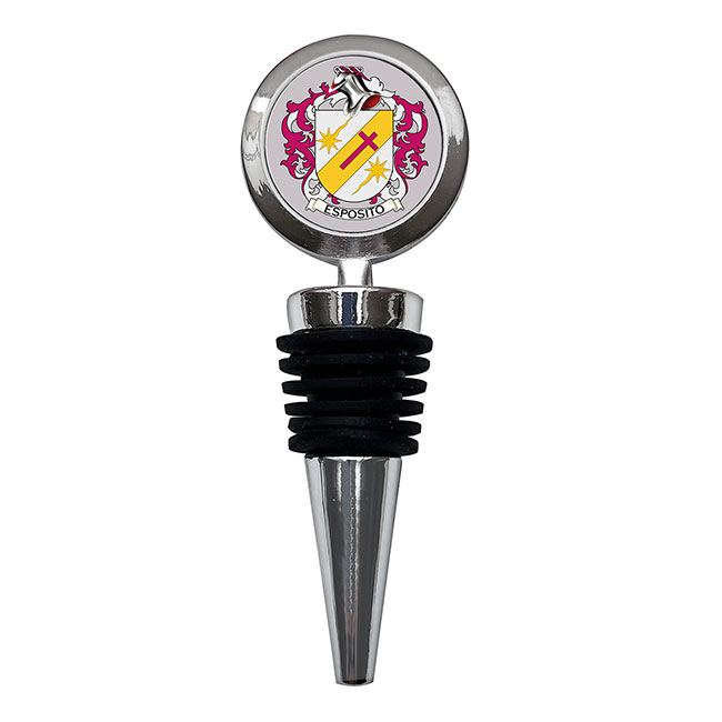 Esposito (Italy) Coat of Arms Bottle Stopper
