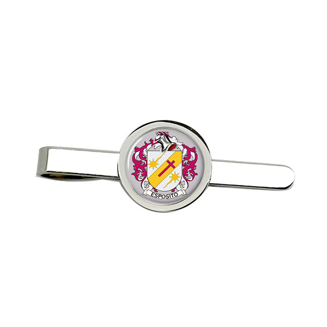 Esposito (Italy) Coat of Arms Tie Clip