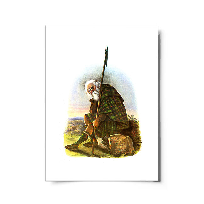 Farquharson Scottish Clansman Ready to Frame Print