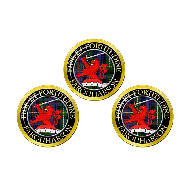 Farquharson Scottish Clan Crest Golf Ball Markers