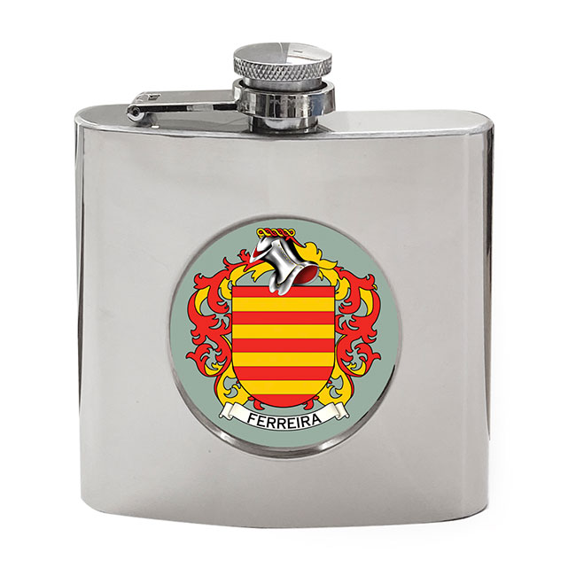 Ferreira (Portugal) Coat of Arms Hip Flask