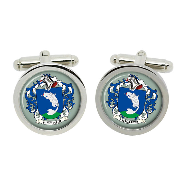 Fischer (Swiss) Coat of Arms Cufflinks