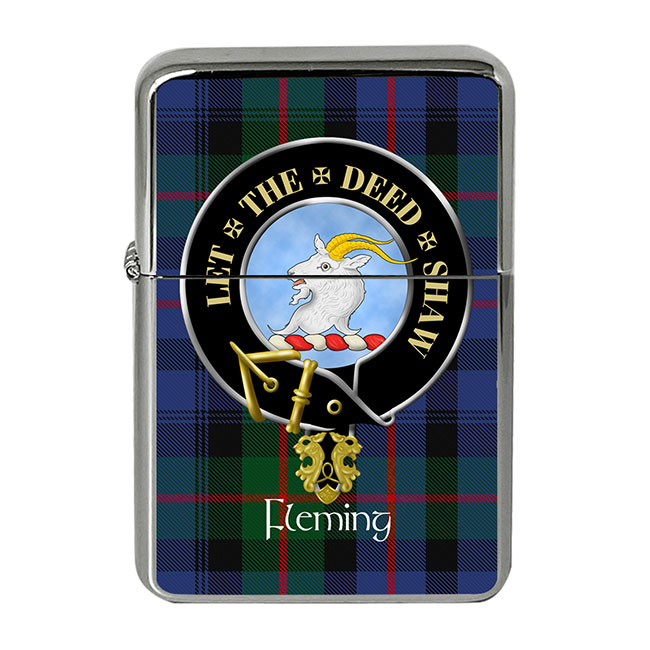 Fleming Scottish Clan Crest Flip Top Lighter