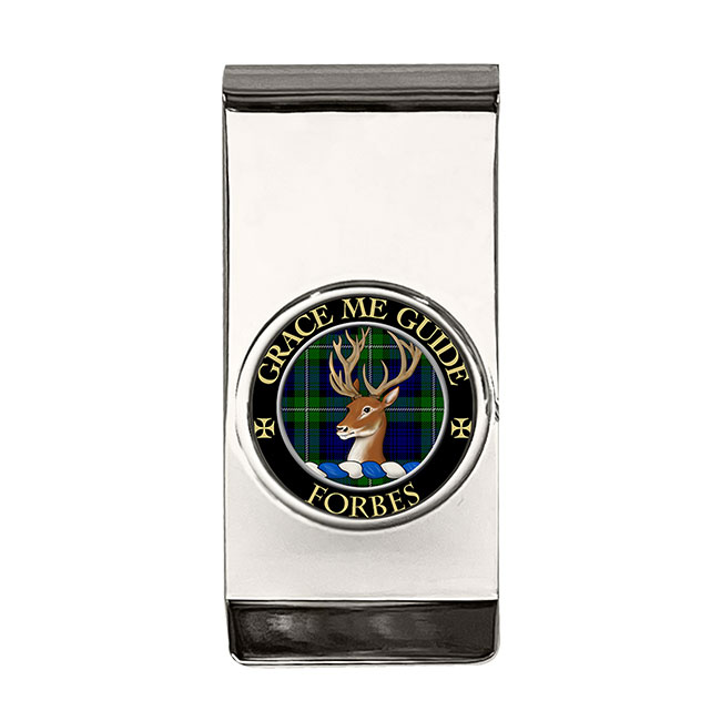 Forbes Scottish Clan Crest Money Clip